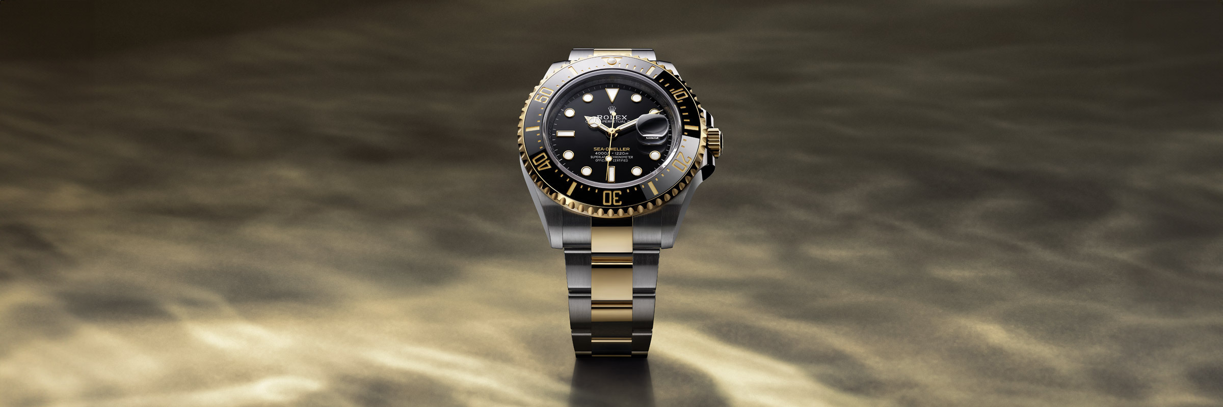 rolex Sea-Dweller em Rolesor amarelo – combinação de aço Oystersteel e ouro amarelo, m126603-0001 - Danglar